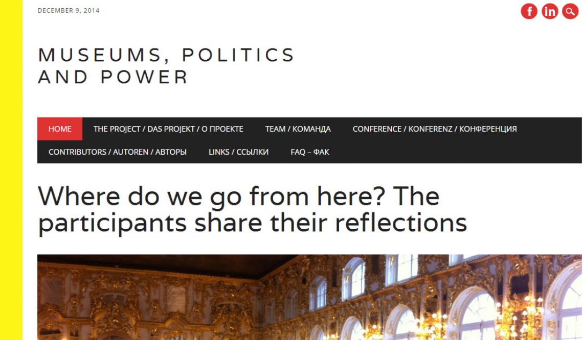 Museum, Politics and Power