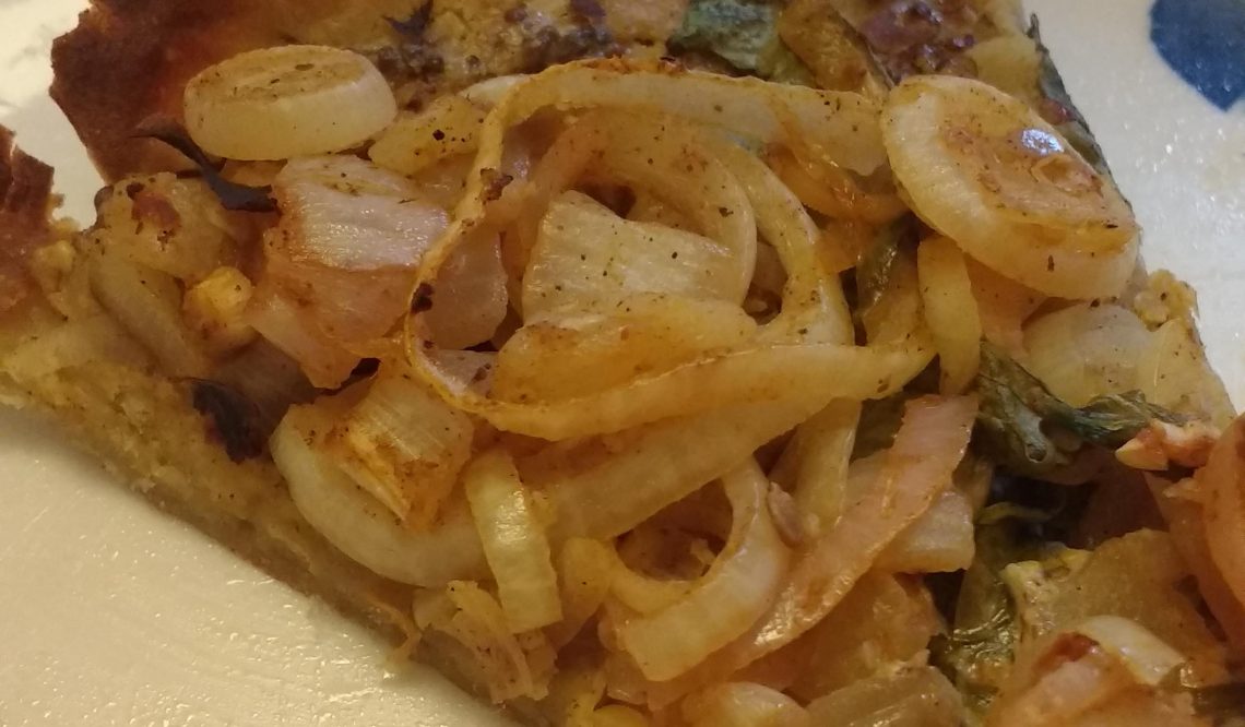 Tarte à l’onion sans gluten